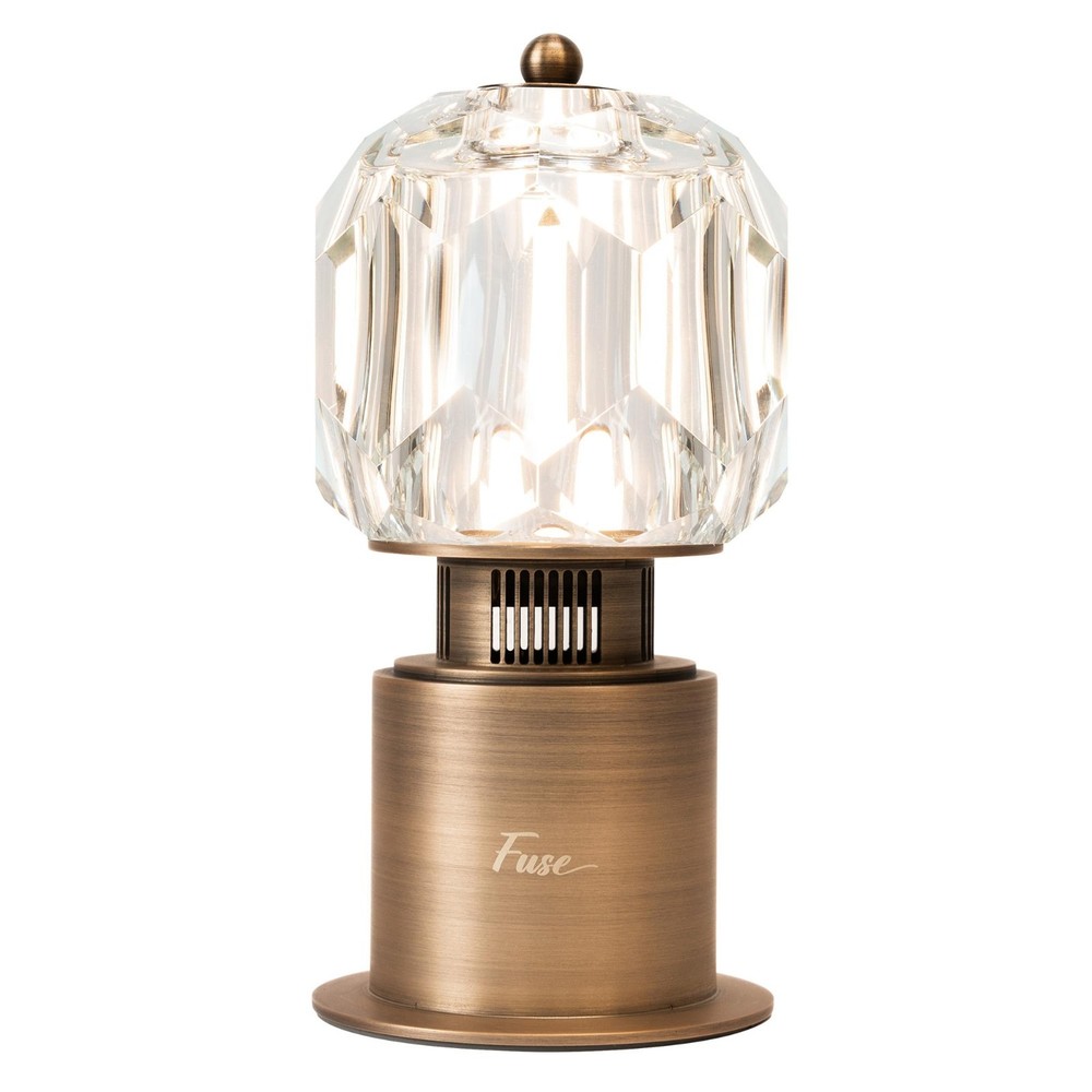Fuse Soluna Crystal Bluetooth Speaker Lamp w/ Bluetooth & Hand Polished Prism