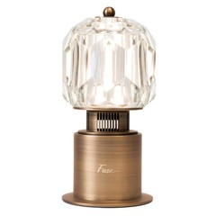 Fuse Soluna Crystal Bluetooth Speaker Lamp w/ Bluetooth & Hand Polished Prism