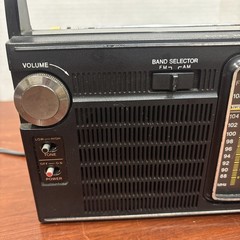 Sony TFM 7150W AM/FM Radio Transistor Black Vintage ***Works