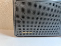 Vintage Radio Shack Portavision-50 12-687 AM/FM/TV Portable Radio **Parts Only**