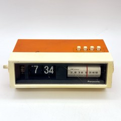 Vintage Panasonic RC-1122 Alarm Clock Flip Number AM Radio 1970’s Japan READ!