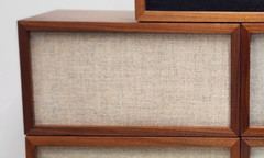 Replacement Grill KLH Model Eight Radio & Thirteen Speaker BROWNISH TAN NEW