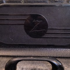 Zenith Trans-Oceanic Vintage Portable Radio in Black Carry Case
