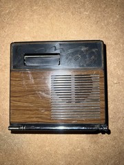 Vintage Linden LCD Quartz Radio Made In Hong Kong For Parts Not Working