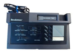 Vintage Brookstone RWC-25 AM/FM Cassette Clock Radio Sound Sleeper White Noise