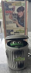 Vtg 1976 Sesame Street Oscar The Grouch Am Portable Radio with Box WORKS!