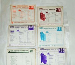 SAMS PHOTOFACT FOLDER SET LOT OF 6 RADIO / TV SERIES REPAIR GUIDES LOT # 13