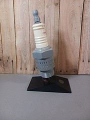Vintage Champion Spark Plug Radio Display UNTESTED Made In Japan
