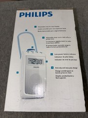 Rare PHILIPS AE2330 Bathroom Radio. New. Tested. NOS