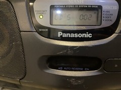 Panasonic RX-DS35 Portable CD/TAPE/AM/FM XBS Mash Boom Box Stereo System Player