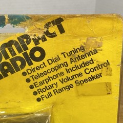 Vintage Emerson AM/FM Compact Pocket Radio P3761 New Sealed 1980s