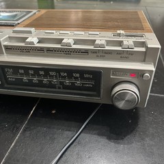 Vintage GE General Electric 7-4975C AM/FM/Cassette Tape Clock Radio Recorder MCM