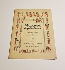 1923 MAGNAVOX Radiotikes Marketing Booklet Published by The Magnavox Company HTF