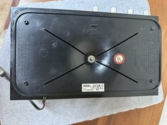 ZENITH C472W-3 Circle of Sound Flip Alarm Clock, AM/FM Radio AS IS Radio Works
