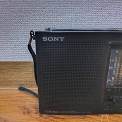 Sony Icf-7601 Fm/Am/Sw 12Bands Showa Retro Confirmed Operation Free Shipping