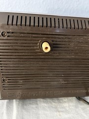Montgomery Wards Airline AM/FM Clock Radio Early 1970s Tested Clock Keeps Time