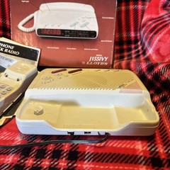 Vintage 90s LLOYD&rsquo;S Telephone Clock Radio W/ Night Light J155IVY Works