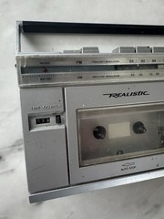 Realistic Minisette-12 AM/FM Radio Cassette Recorder Vintage Portable