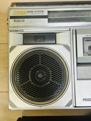 HITACHI Boombox TRK-TRK-8300 PERDISCO vintage w/RAMSA WR-X01A