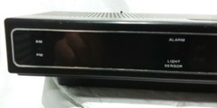 Zenith R460 Vintage AM/FM Clock Radio Touch N Snooze Wood Grain Tested Working