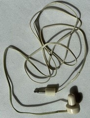 Vintage Mono Earphone Earbud Fine Condition – unbranded MAY BE Sony… tested!