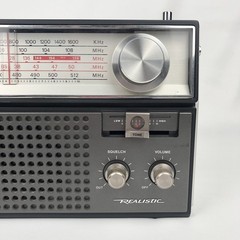 Vintage Realistic Patrolman 50 Portable Radio AM FM VHF UHF Model 12-776