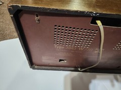 Old Grundig Tube Radio 3043 W 3D Klang Table top Wood Case Germany