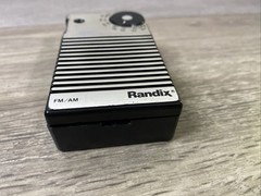 Vintage Randix Portable AM/FM Transistor Radio Model No RL-601 Rare Find Works
