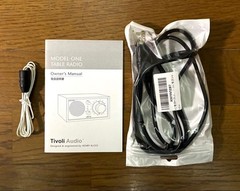 Tivoli Audio Model One AM/FM Tabletop Radio Speaker Black Mint w/Box Japan