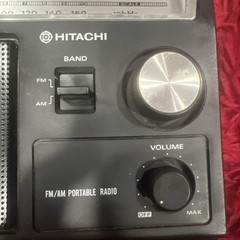 VINTAGE HITACHI MODEL: KH-435H AM/FM TRANSISTOR RADIO MCM Working