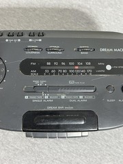 Vintage Sony Dream Machine ICF-CS850 Clock Radio Cassette Player FM AM Dual Alar