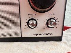 vintage realistic patrolman radio