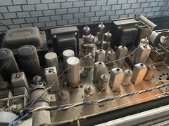 Fletcher Munson Stereo AM FM multiplex￼ Bulb tubes￼ by sansui 499 Very rare