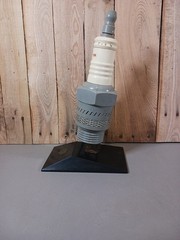 Vintage Champion Spark Plug Radio Display UNTESTED Made In Japan