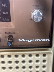 Vintage Magnavox Flip Clock Radio Model 1R1784 Woodgrain Japan AM/FM Alarm Power