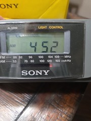 VkntageSony Home Security ICF-C900HS AM/FM Clock Radio with Auto 2 Light Remotes