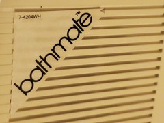 General Electric Silver & Black AM/FM Radio Bathmate. 1985.