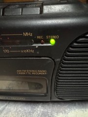 Vintage Soundesign AM/FM Stereo Radio Cassette Recorder Playback & Record Black