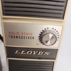 Vintage Lloyd&rsquo;s Solid State Transceiver Model 9A27F Tested Walkie Talkie