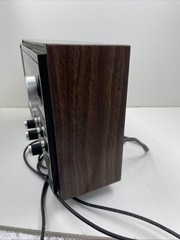Vtg Motorola Stereophonic FM AM Stereo Radio & Speakers Model TT39FW Japan made