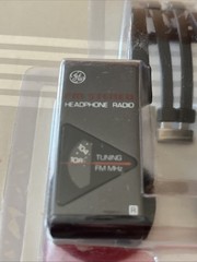 Vintage old stock New FM stereo headphone radio
