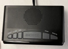 Electro Brand AM/FM Radio Alarm Clock – Model 4610 Black Tested and Working 