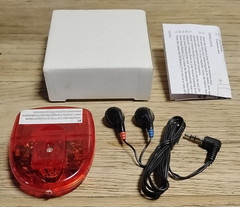 Vintage Promotional Coca Cola FM Auto Scan Radio Earphones Light Instruction Box