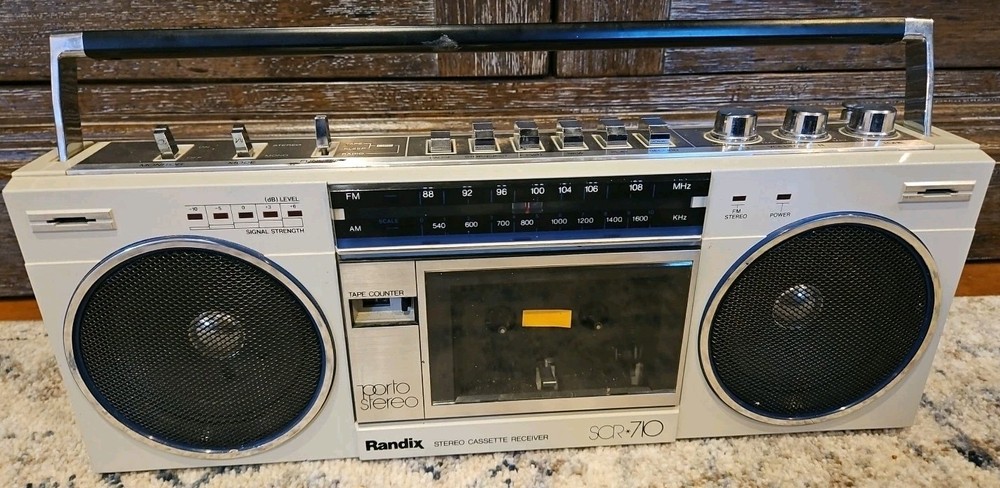 Randix Porto Stereo MCR45 AM/FM Radio Cassette Recorder Tested