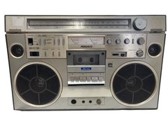 HITACHI PERDISCO TRK-8600RM 100V Boombox Tested Working Vintage Cassette Mint JP