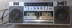 Vintage Sears, Roebuck SR2100 Series Tape Player Boom Box Stereo Broken Antenna