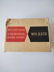 Hitachi WH-837E 3 band 8 transistor radio model