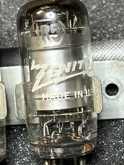 Vintage Zenith Trans-Oceanic Transoceanic H500 Radio Tubes Set