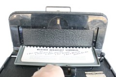 ZENITH Trans Oceanic Portable Radio Wave Magnet A600 BURGESS Needs Work