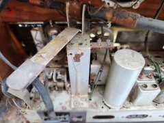 Norelco Tube Radio Made In Holland B5X98A For Parts